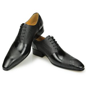 Black Dress Shoes Handmade Leather shoes