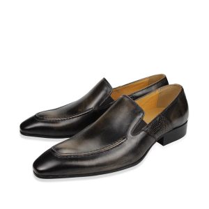 Coffee Texture Luxury Breathable Comfort Office Dress Shoes