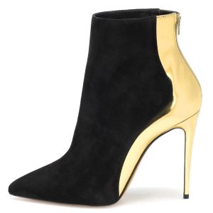 Pointed Toe Stiletto Heel Short Boots