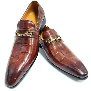Men's Brown Loafers High Grade Genuine Leather
