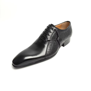 Black Classic Lace Oxford Business Style Shoes