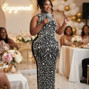 Purle Evening Dress for evening events