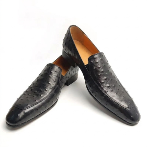 Men's Premium Leather Black Dress Shoes